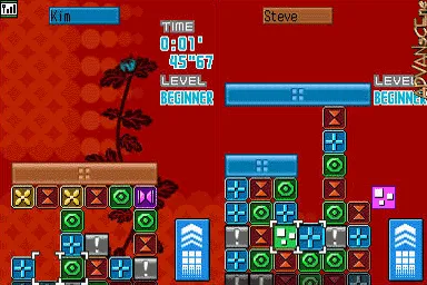 Planet Puzzle League gameplay screenshot on DS