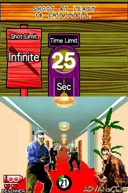 Point Blank DS gameplay screenshot on DS