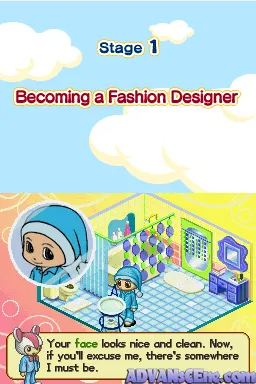 Pop Cutie! Street Fashion Simulation gameplay screenshot on DS