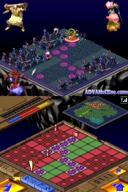Populous DS gameplay screenshot on DS