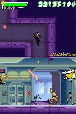 Power Rangers: Super Legends gameplay screenshot on DS
