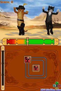 Puss in Boots gameplay screenshot on DS