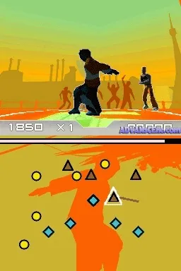 Red Bull BC One gameplay screenshot on DS
