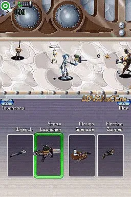 Robots gameplay screenshot on DS