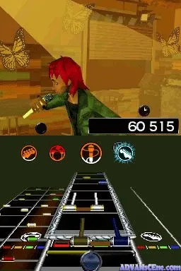 Rock Band 3 gameplay screenshot on DS