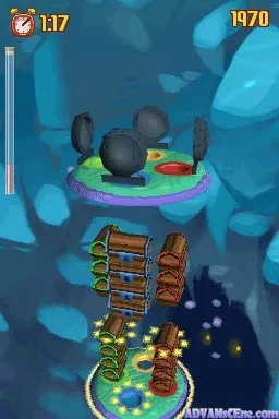 Roogoo Attack gameplay screenshot on DS