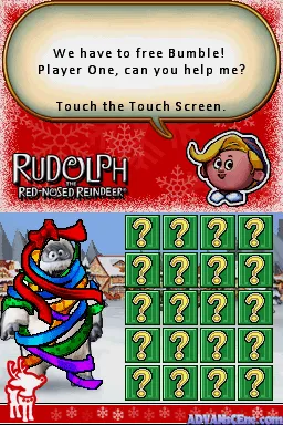 Rudolph the Red-Nosed Reindeer gameplay screenshot on DS