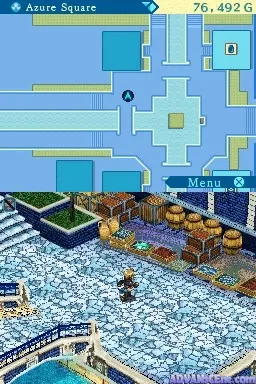 Sands of Destruction gameplay screenshot on DS