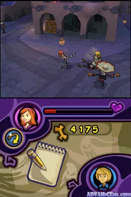 Scooby-Doo! and the Spooky Swamp gameplay screenshot on DS