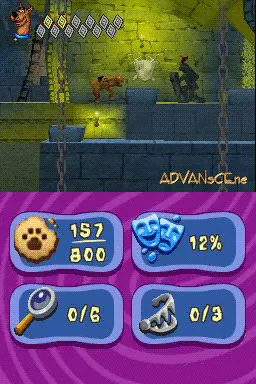 Scooby-Doo! Unmasked gameplay screenshot on DS