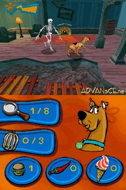 Scooby-Doo! Who's Watching Who? gameplay screenshot on DS