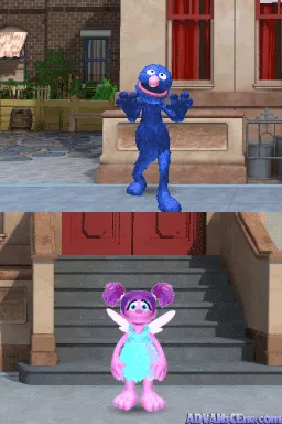 Sesame Street: Ready, Set, Grover! gameplay screenshot on DS