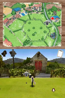 Shaun the Sheep gameplay screenshot on DS