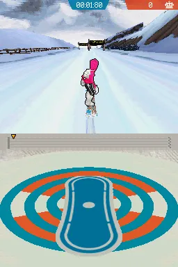 Shaun White Snowboarding gameplay screenshot on DS