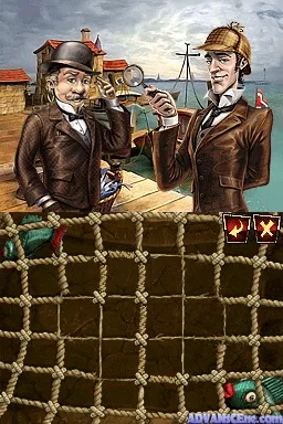Sherlock Holmes and the Mystery of Osborne House gameplay screenshot on DS