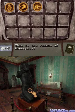 Sherlock Holmes: The Mystery of the Mummy gameplay screenshot on DS