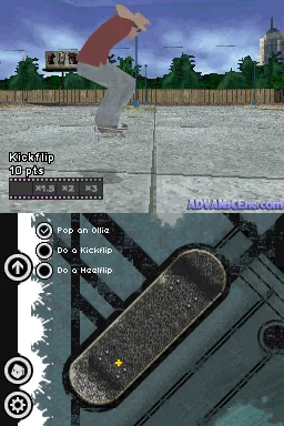 Skate It gameplay screenshot on DS