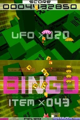 Space Invaders Extreme 2 gameplay screenshot on DS