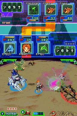 Spectrobes gameplay screenshot on DS