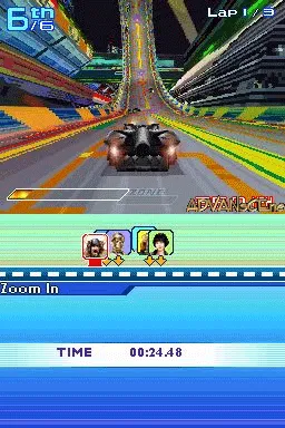 Speed Racer: The Videogame gameplay screenshot on DS