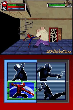 Spider-Man: Battle for New York gameplay screenshot on DS