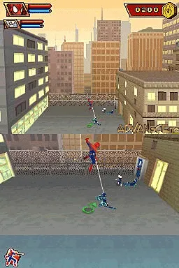 Spider-Man: Friend or Foe gameplay screenshot on DS