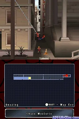 Spider-Man: Shattered Dimensions gameplay screenshot on DS