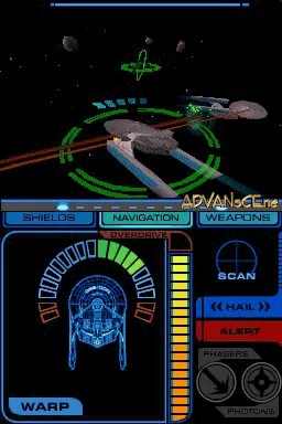 Star Trek: Tactical Assault gameplay screenshot on DS