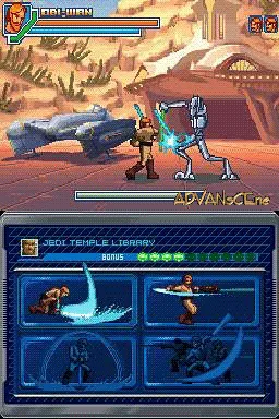 Star Wars: Episode III – Revenge of the Sith gameplay screenshot on DS
