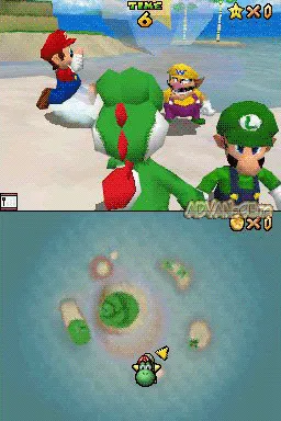 Super Mario 64 DS gameplay screenshot on DS