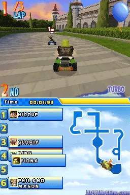 Super Star Kartz gameplay screenshot on DS