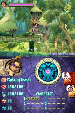 Tak: Mojo Mistake gameplay screenshot on DS