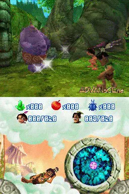 Tak: The Great Juju Challenge gameplay screenshot on DS
