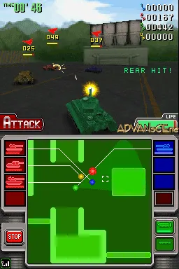 Tank Beat gameplay screenshot on DS