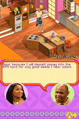 That's So Raven: Psychic on the Scene gameplay screenshot on DS