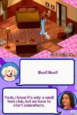 The Cheetah Girls: Pop Star Sensations gameplay screenshot on DS
