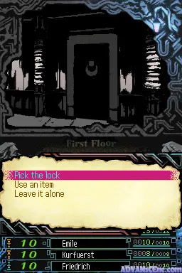 The Dark Spire gameplay screenshot on DS