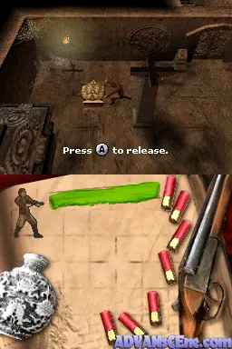 The Mummy: Tomb of the Dragon Emperor gameplay screenshot on DS