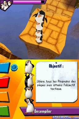 The Penguins of Madagascar: Dr. Blowhole Returns – Again! gameplay screenshot on DS