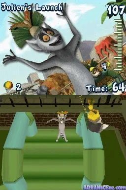 The Penguins of Madagascar gameplay screenshot on DS