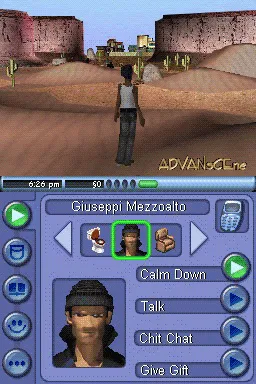 The Sims 2 gameplay screenshot on DS