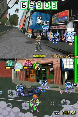 The World Ends with You gameplay screenshot on DS