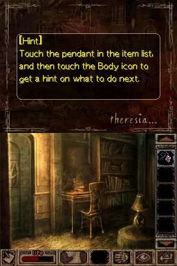 Theresia gameplay screenshot on DS