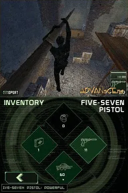 Tom Clancy's Splinter Cell: Chaos Theory gameplay screenshot on DS