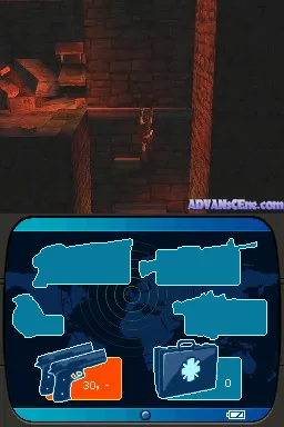 Tomb Raider: Underworld gameplay screenshot on DS