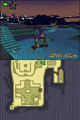 Tony Hawk's American Sk8land gameplay screenshot on DS