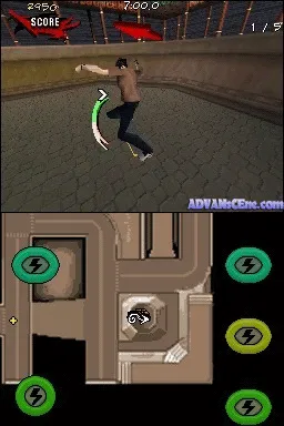 Tony Hawk's Motion gameplay screenshot on DS