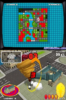 Tornado gameplay screenshot on DS
