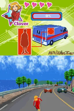 Totally Spies! 2: Undercover gameplay screenshot on DS