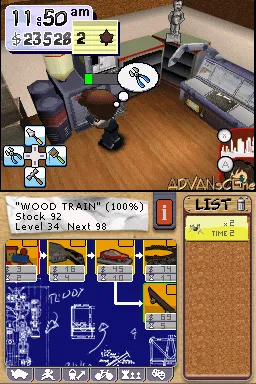 Toy Shop gameplay screenshot on DS